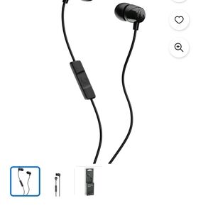 Skullcandy Black Earbud Headphones